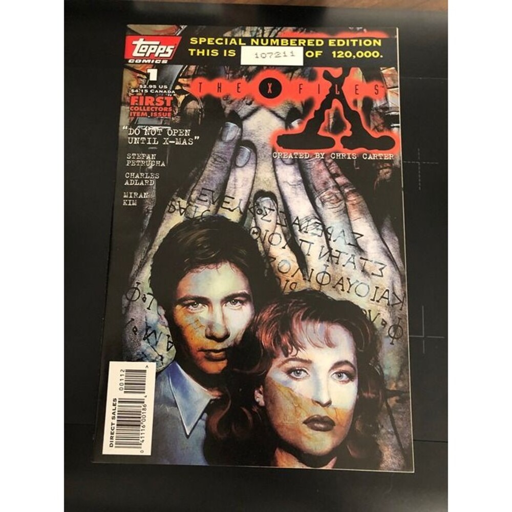 The X-Files-Topps Comics #1 Special Numbered-1st appearance Skully Mulder VF
